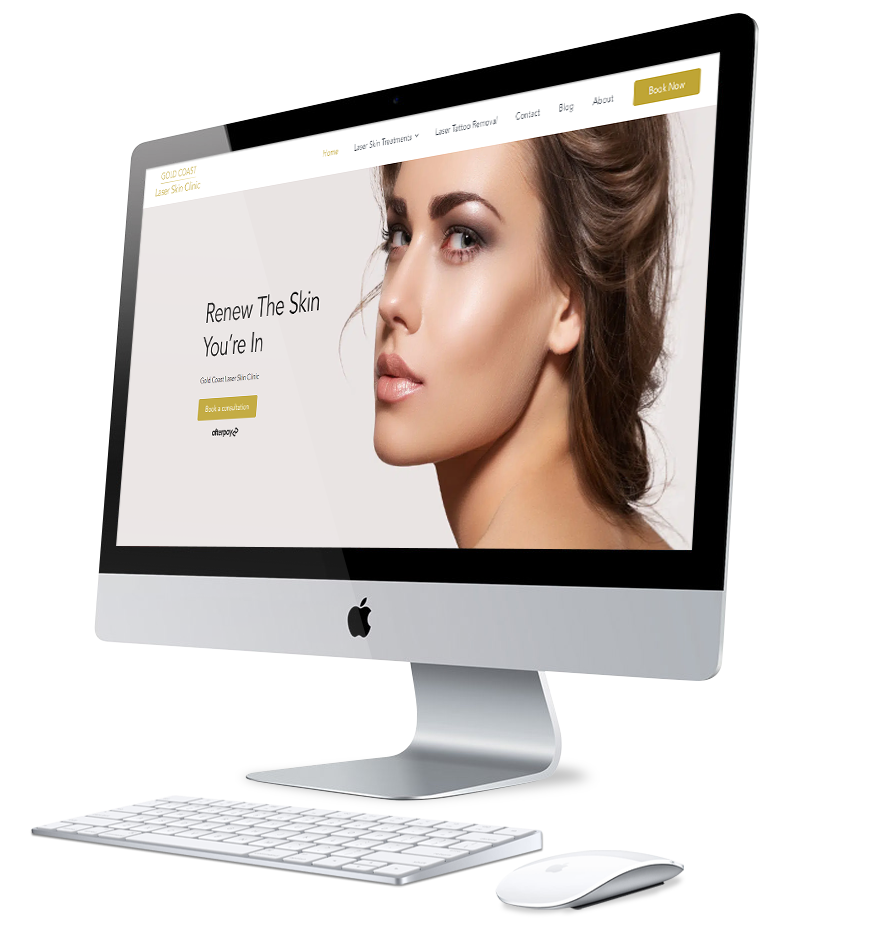 Skincare industry small business websites